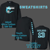 Tsumani Soccer Club Crew Neck Sweatshirts